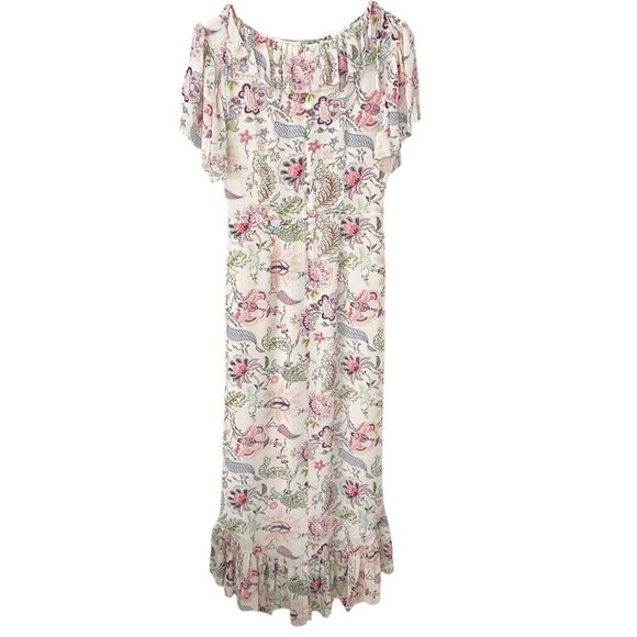 NWT Cinq a Sept Sheila Faux Wrap Floral Ruffle Dress size 8 - Picture 5 of 15